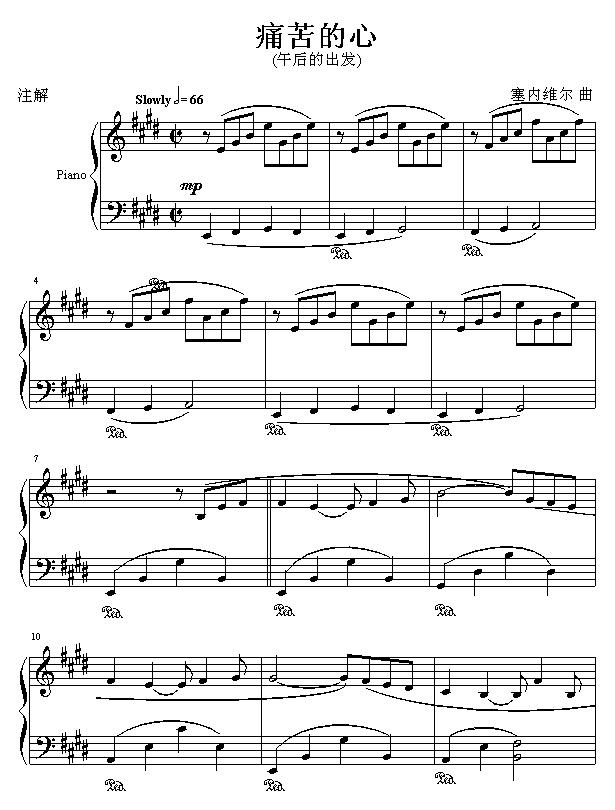 痛苦的心