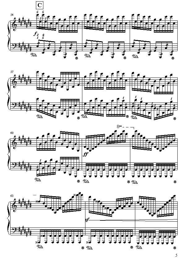 c大调练习曲
