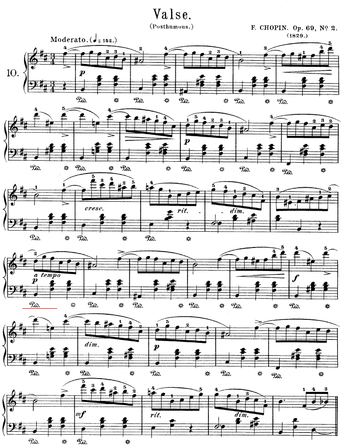 b小调圆舞曲作品69号之2
