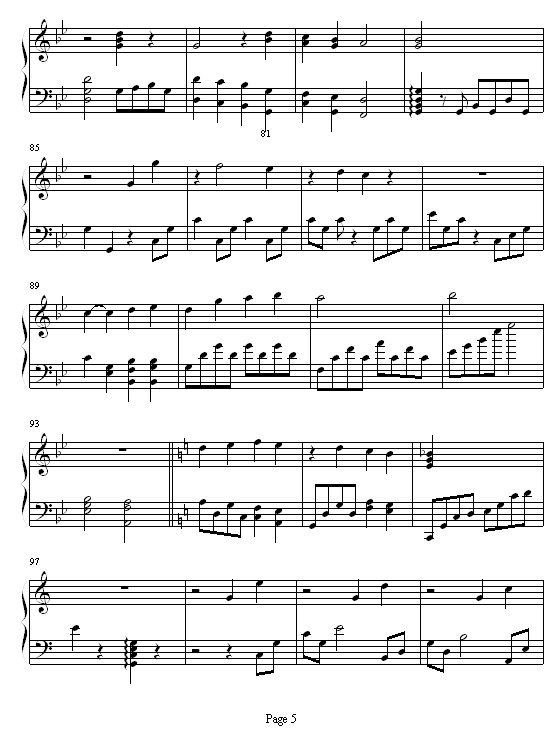 你是我的天使-电视剧谍战之特殊较量主题曲钢琴独奏