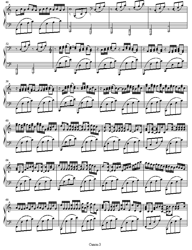 卡农-寒风版