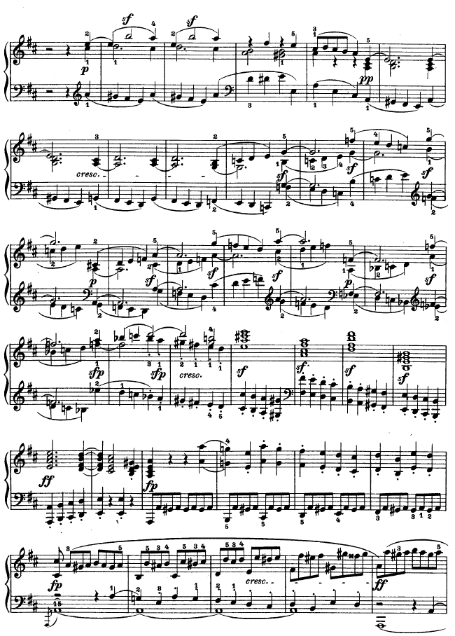D大调第七钢琴奏鸣曲 - Op. 10 No--3