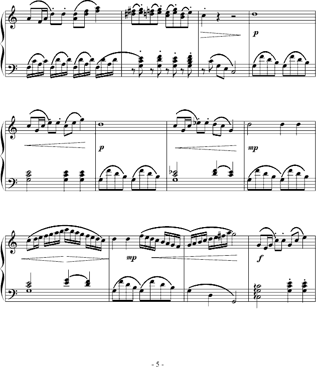 C大调小奏鸣曲