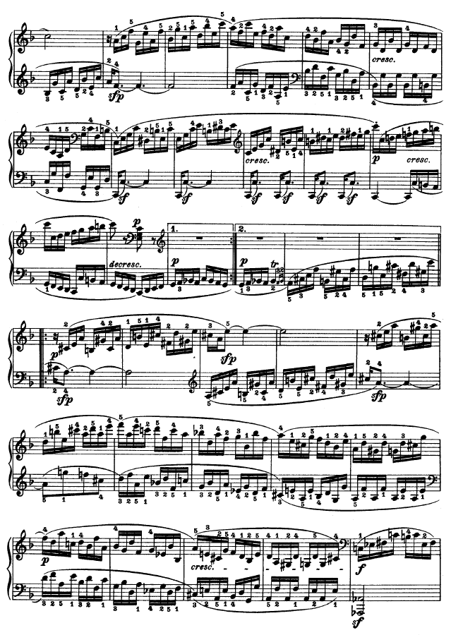 第二十二钢琴奏鸣曲-Op.54