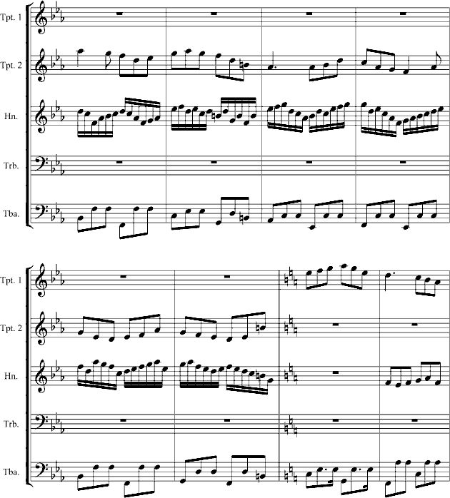 冬夜圆舞曲（铜管乐五重奏）