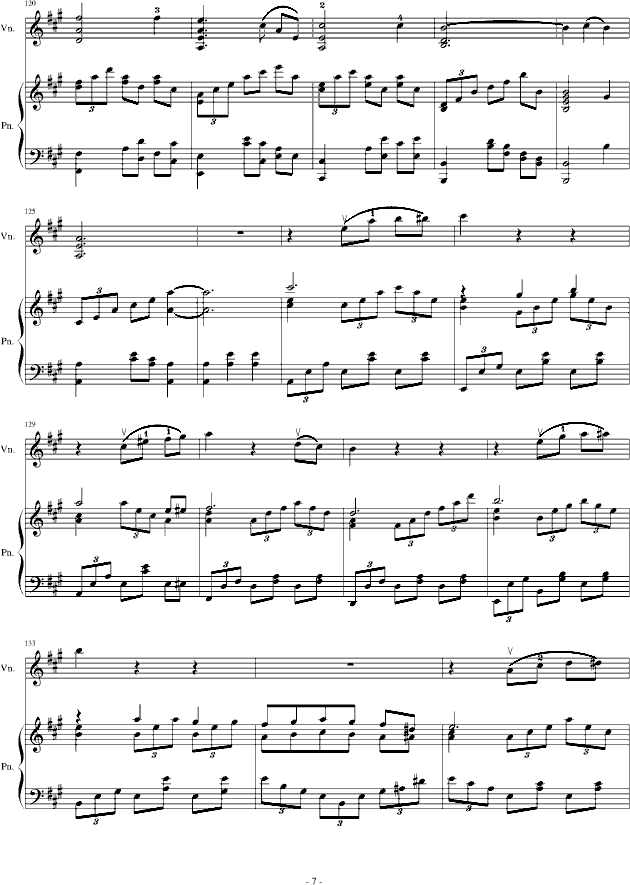 H14-A小调舞曲（For Piano And Violin）