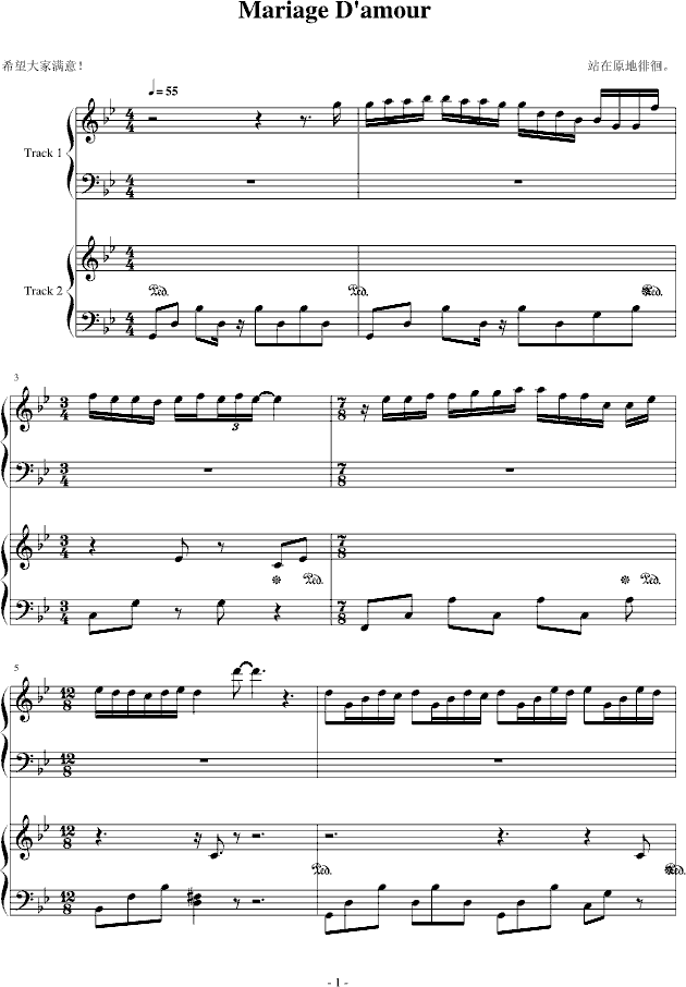 Mariage Damour-梦中婚礼
