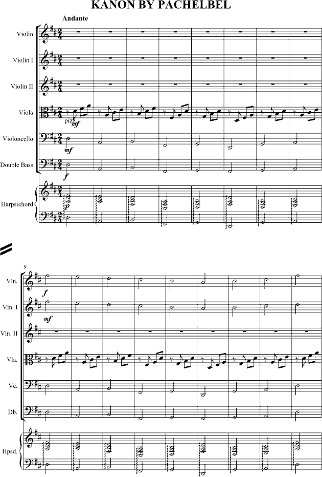 卡农交响曲
