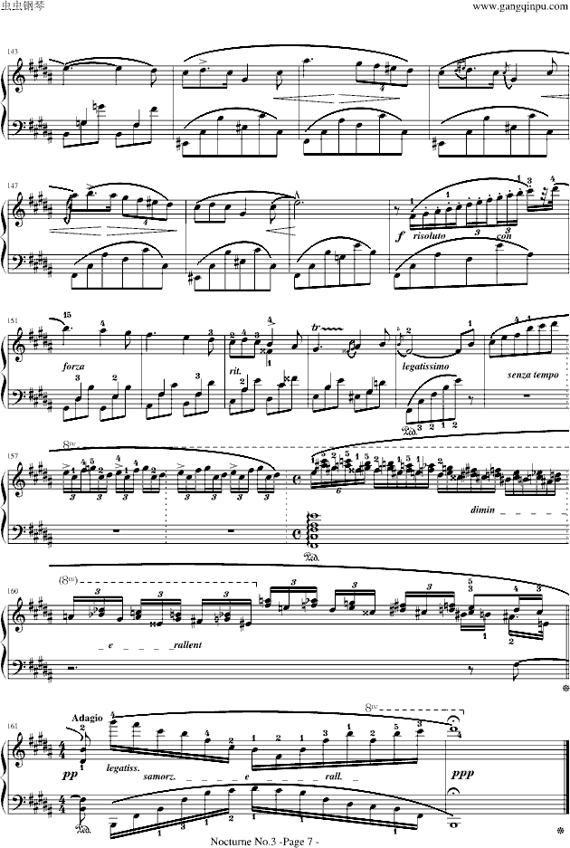 肖邦-夜曲No.3,Op.9-3