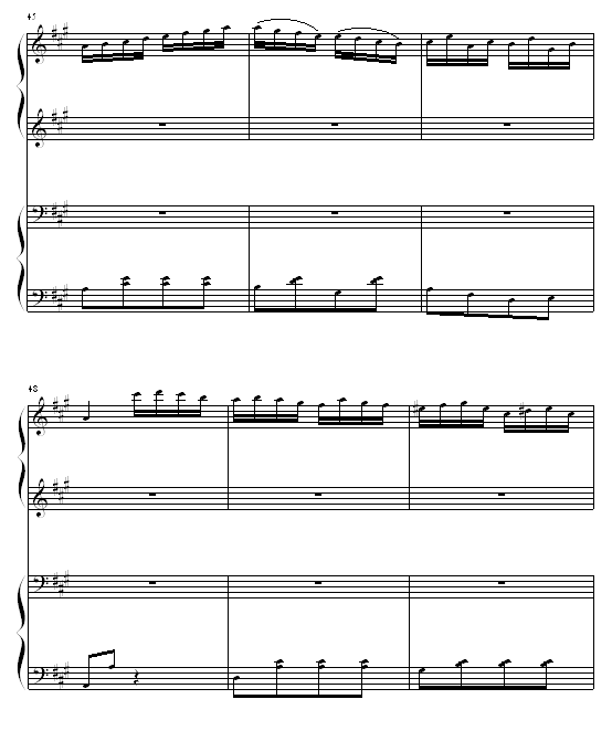 土耳其进行曲四手联弹