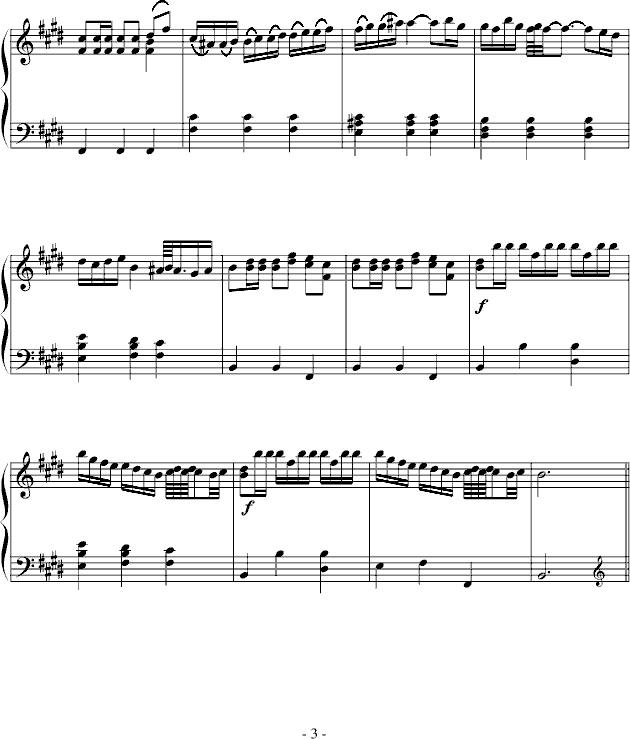 E大调奏鸣曲
