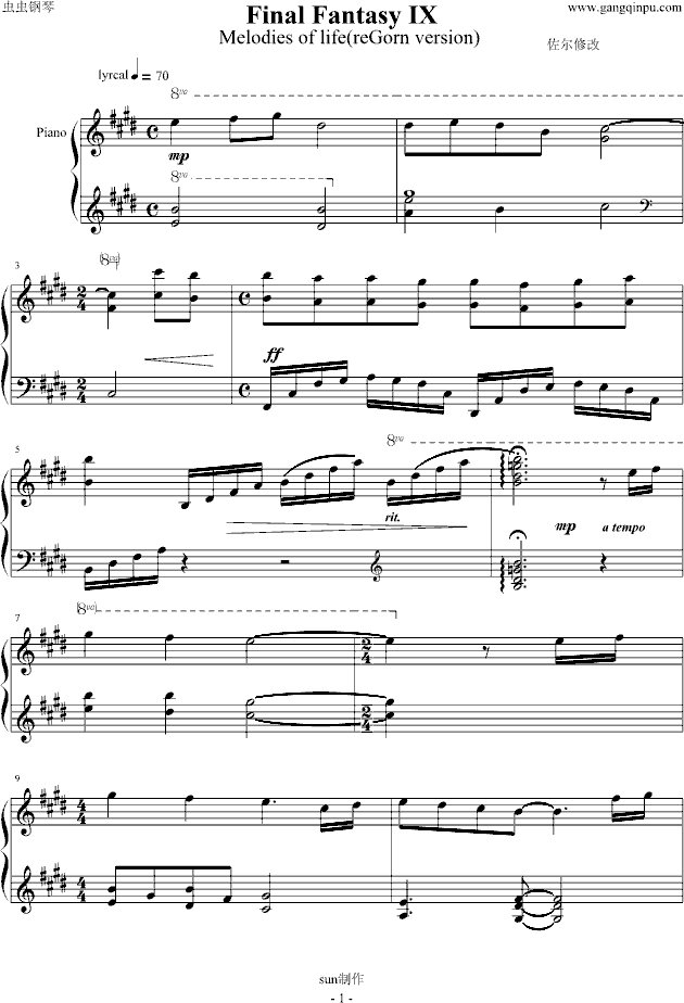 melodies of life