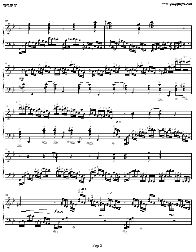 练习曲Op.72 No.2考级版