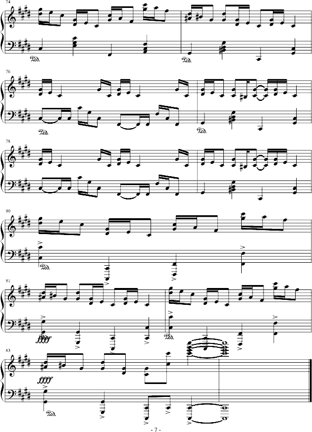 克罗地亚狂想曲——修改版
