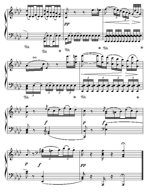 悲怆奏鸣曲第二乐章