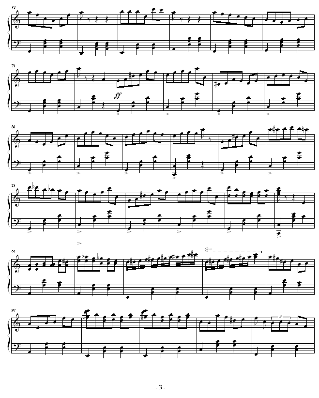 C大调圆舞曲