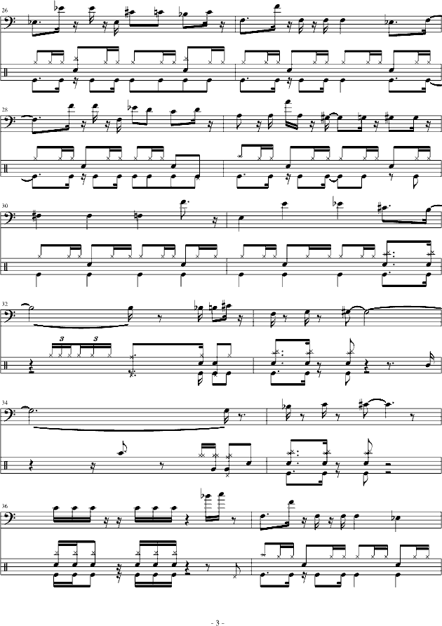 BASS  &   Drums   solo