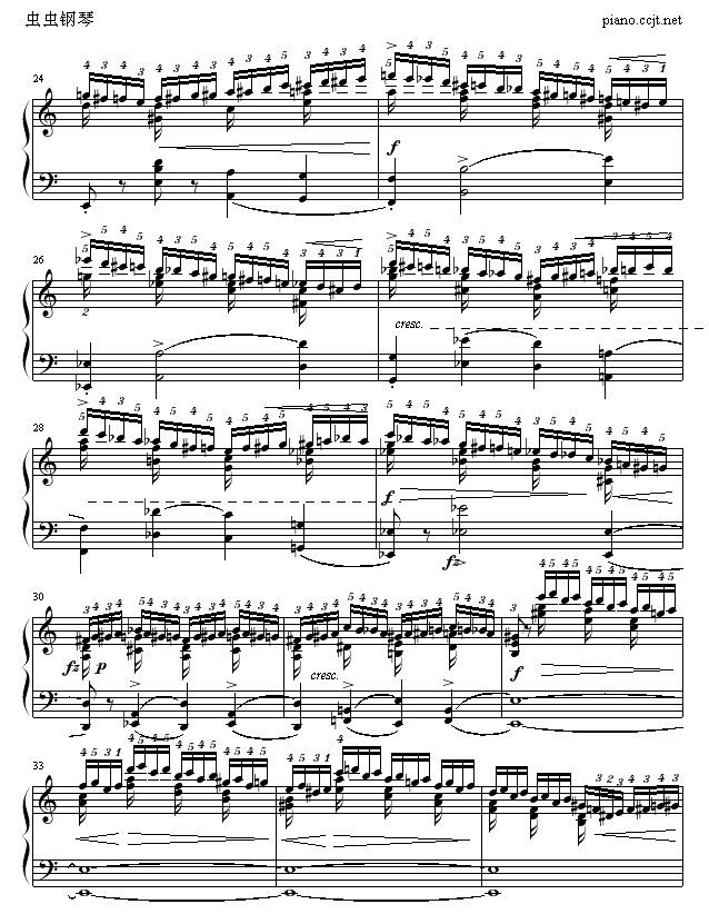 练习曲OP10No2