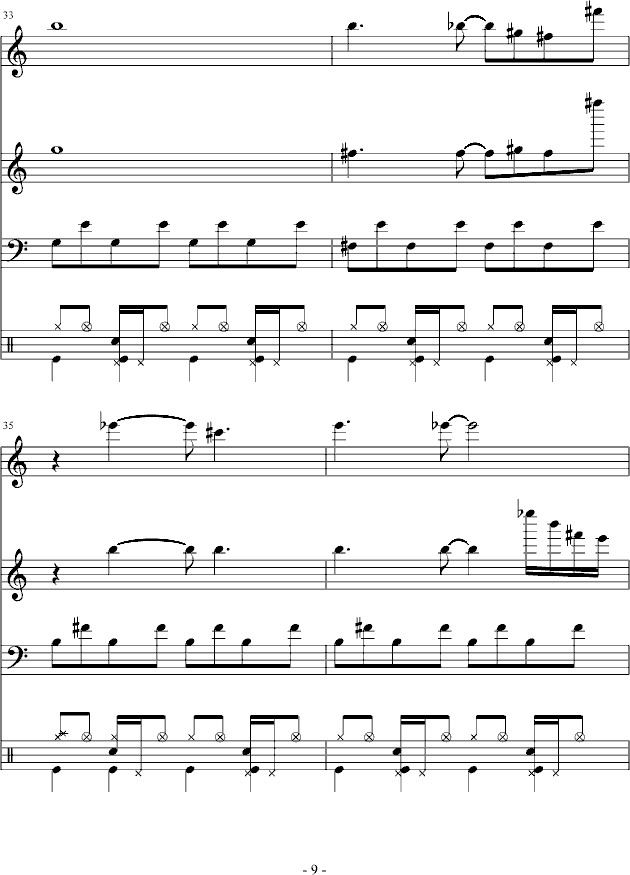 FC—洛克人Elecman（总谱）