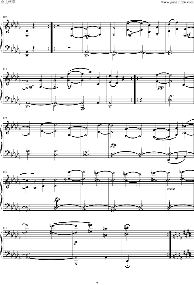 月光奏鸣曲（1，2，3乐章）