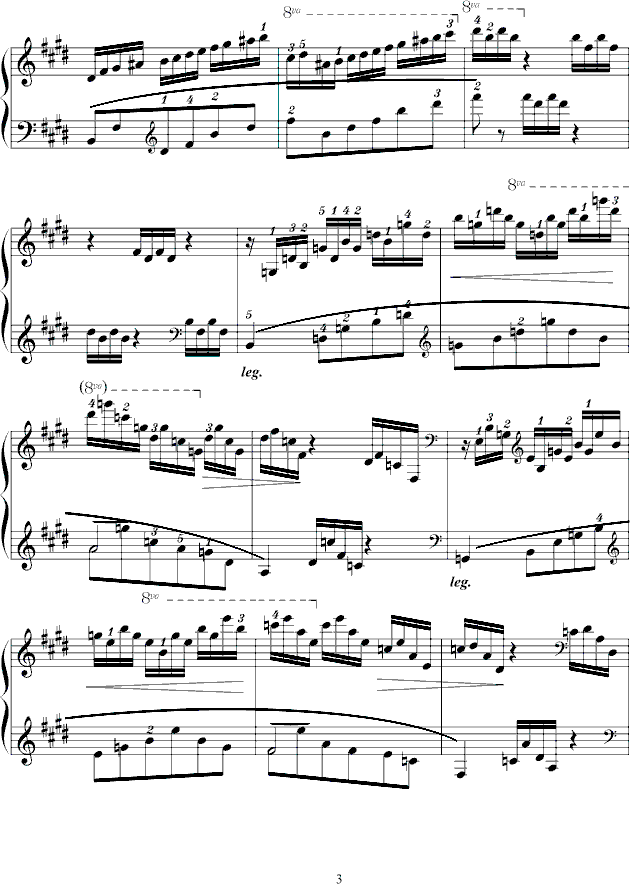 练习曲Op.72 No.1