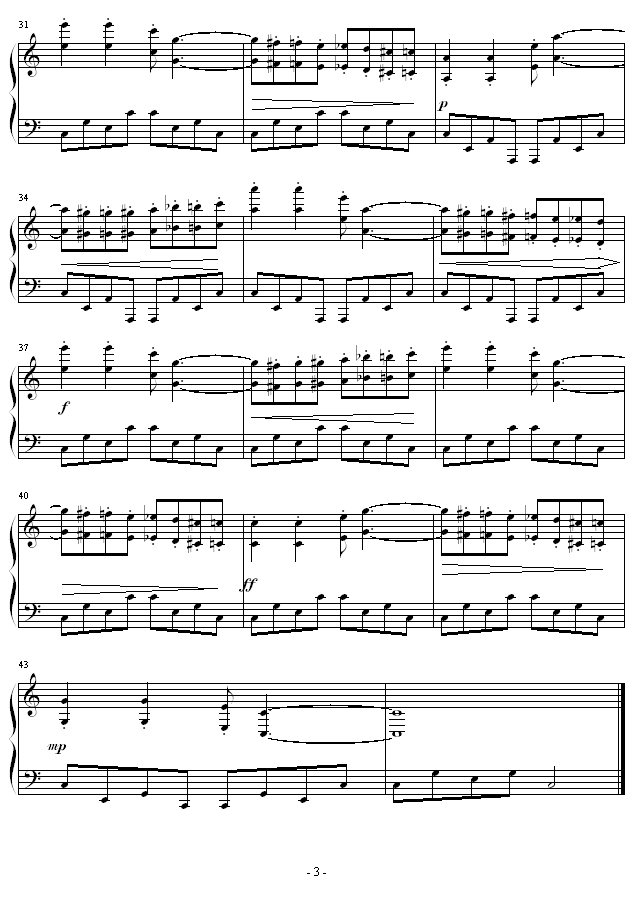 C大调奏鸣曲