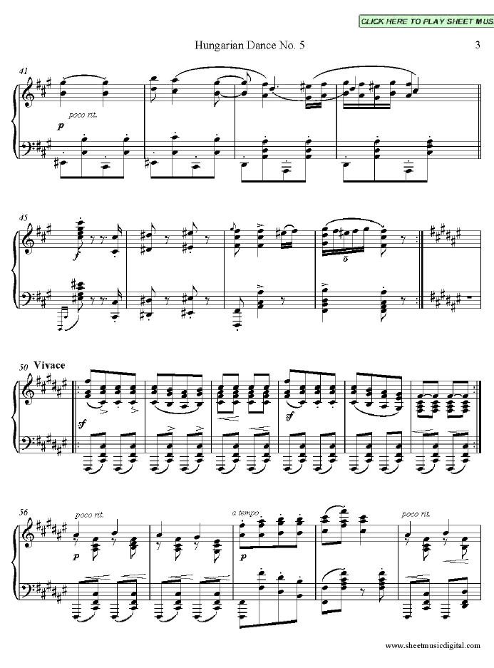 Hungarian Dance no.5