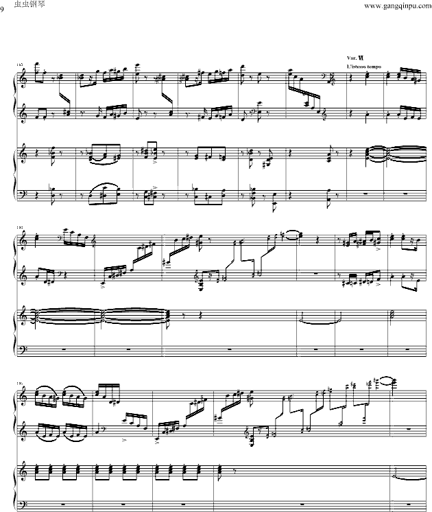 帕格尼尼主题狂想曲-（1~10变奏）