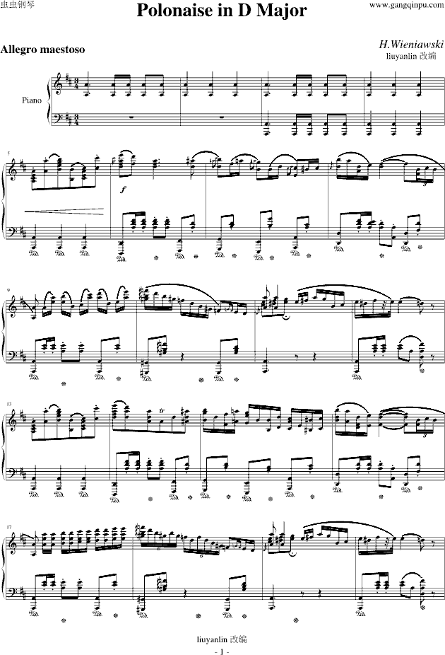  Polonaise in D Major