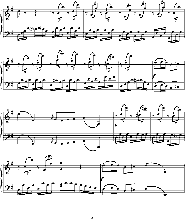贝多芬第二十五钢琴奏鸣曲