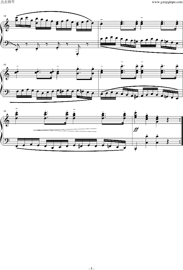 莫扎特Sonata K.310_（动画）琴之森版