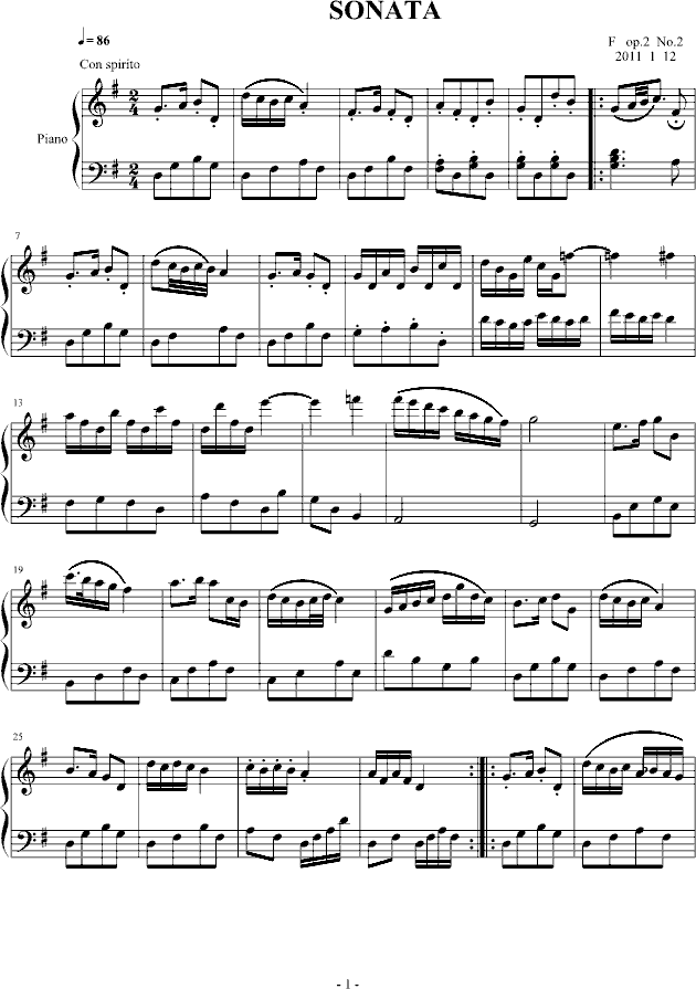 SONATA 