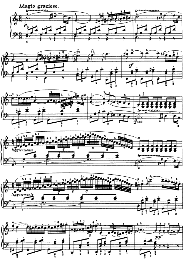 第十六钢琴奏鸣曲-（Op.31 No.1）