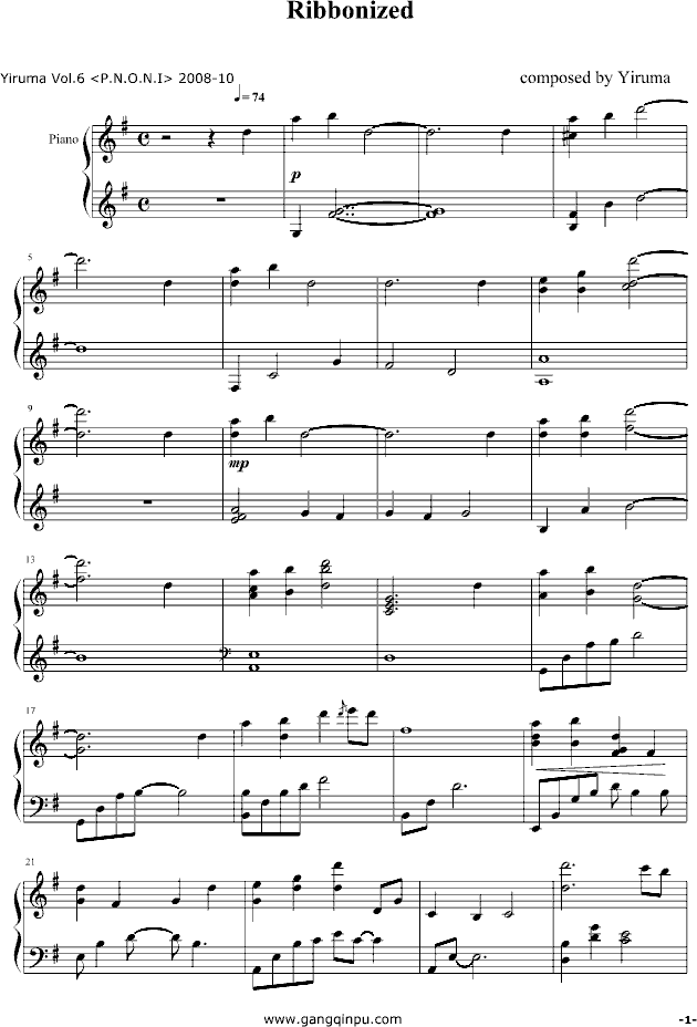 Ribboinzed - Yiruma