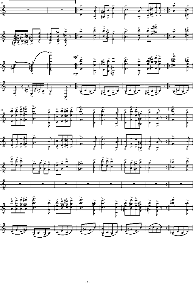 my Edition of Paganinis theme