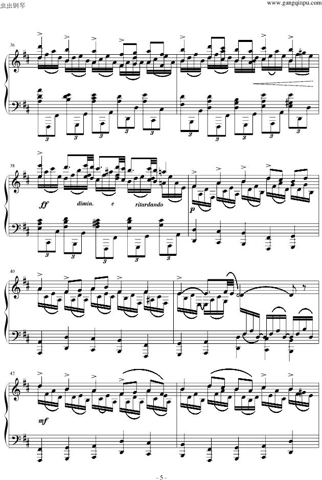 固定低音 带着宗教虔诚而感人至深的钢琴曲