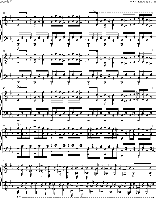 金曲奖杰伦宇豪双钢琴曲（单钢琴谱）