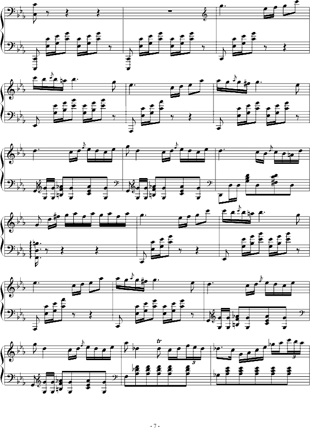 肖邦大波兰舞曲opus22
