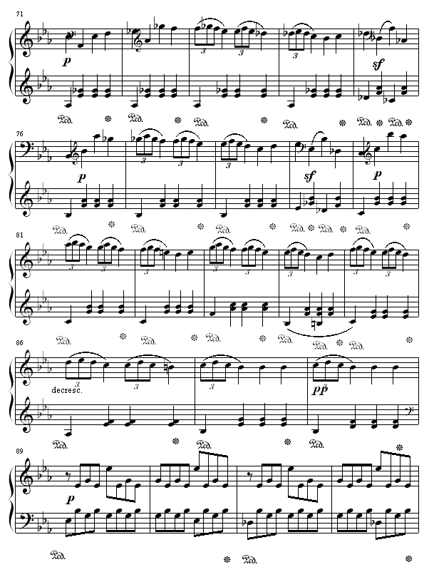 悲怆奏鸣曲第一乐章