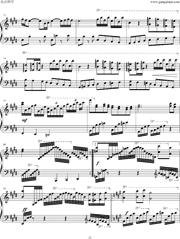 FF9钢琴原版Melody of Life（生命的弦律）