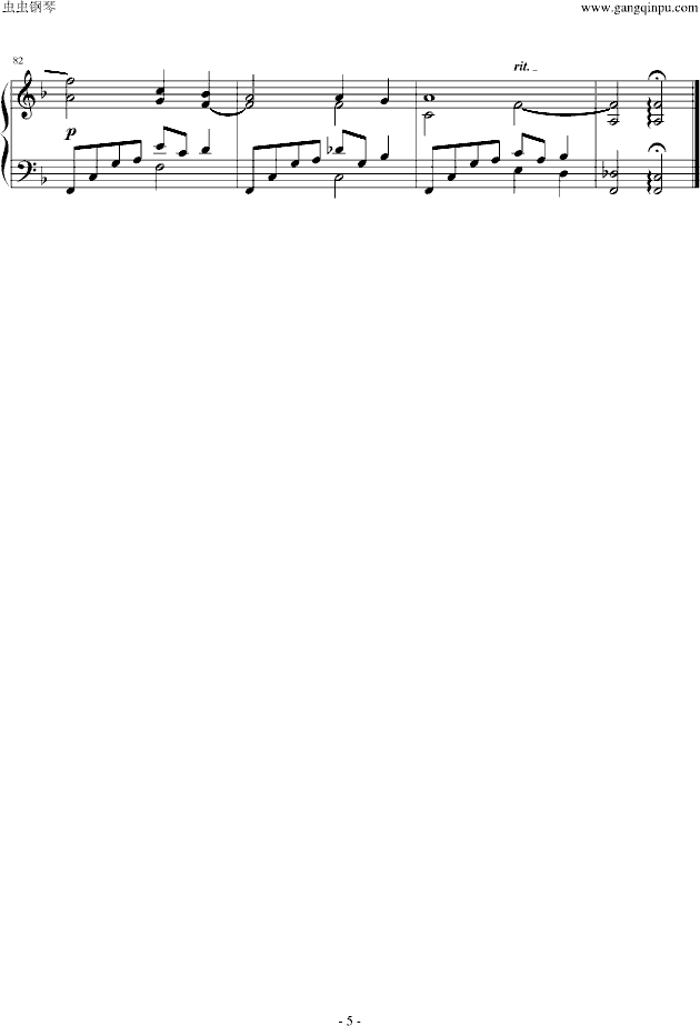 FF7 Tifas Theme(原谱)