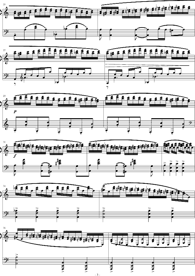 Etude in A Minor