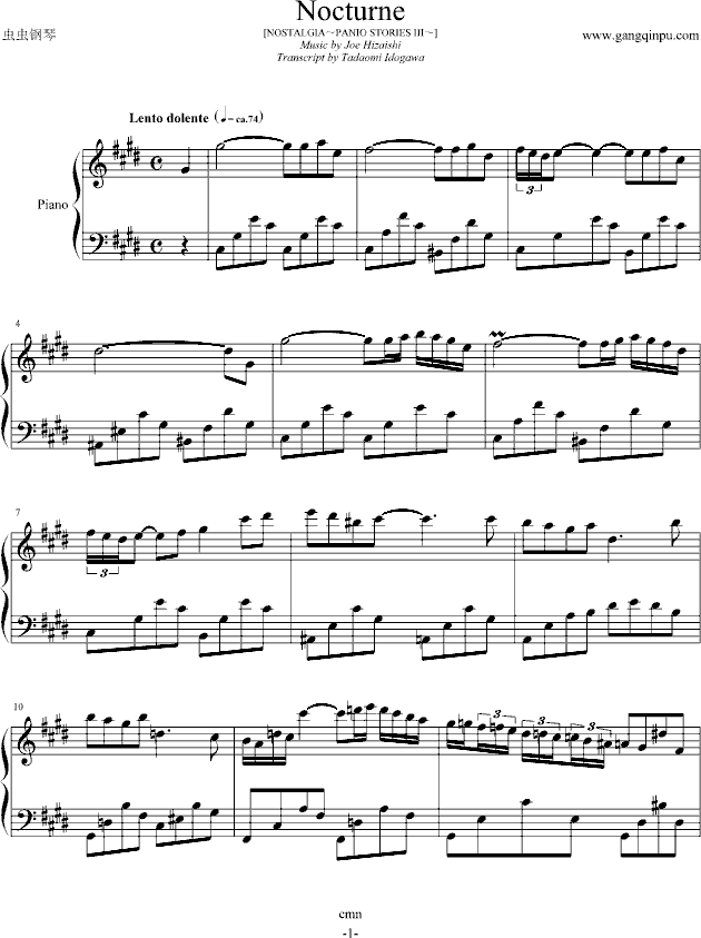 08.Nocturne_Joe HISAISHI