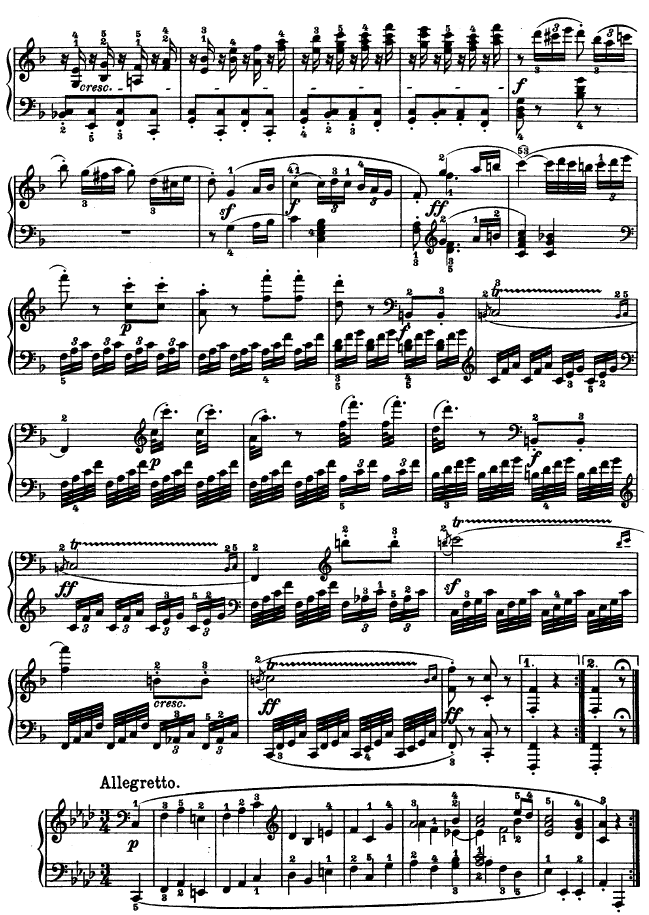 F大调第六钢琴奏鸣曲 - Op.10—2
