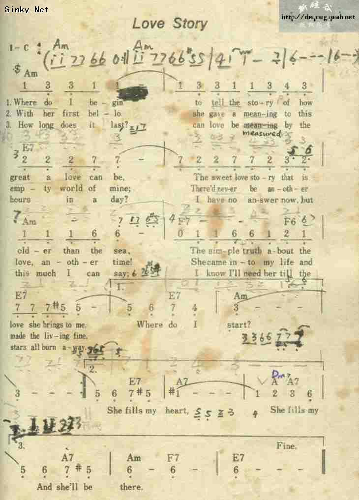 love story（爱情故事）