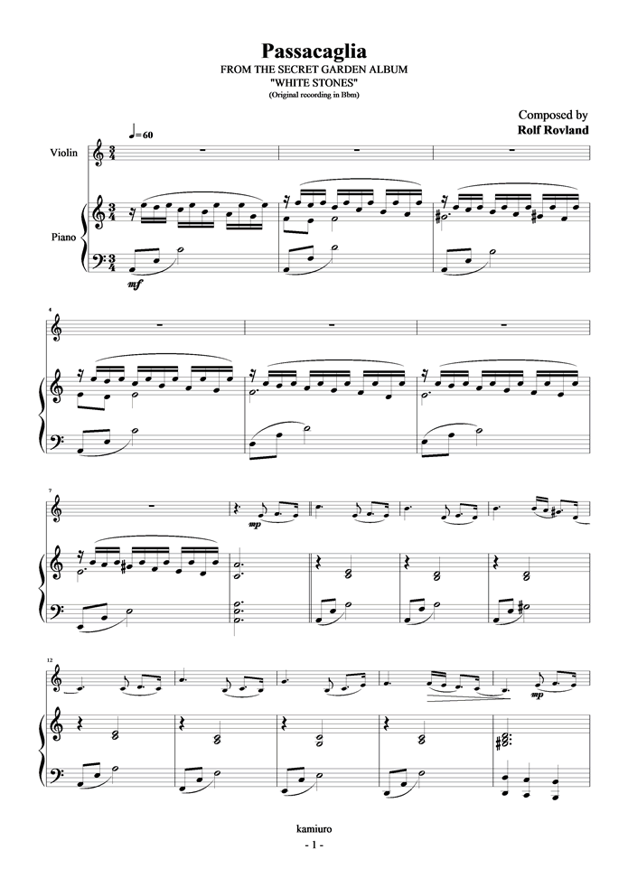 Passacaglia
