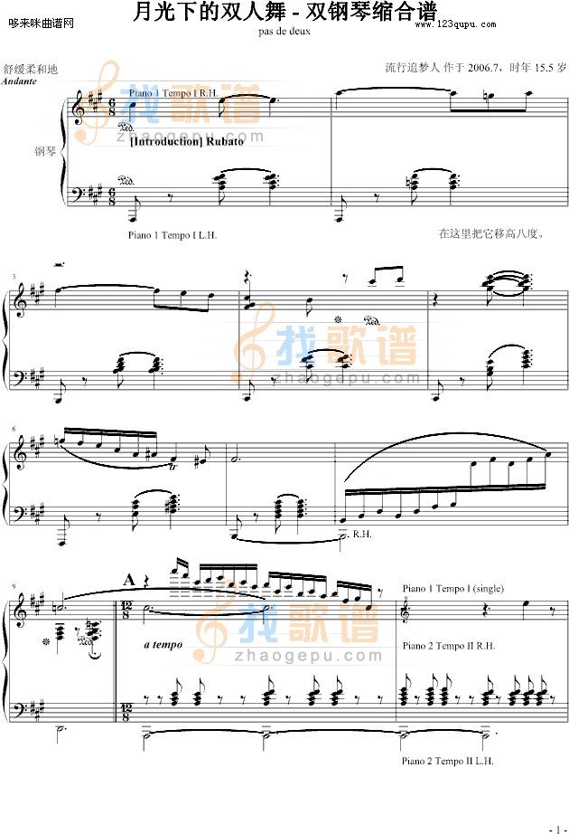 月光下的双人舞-追梦人