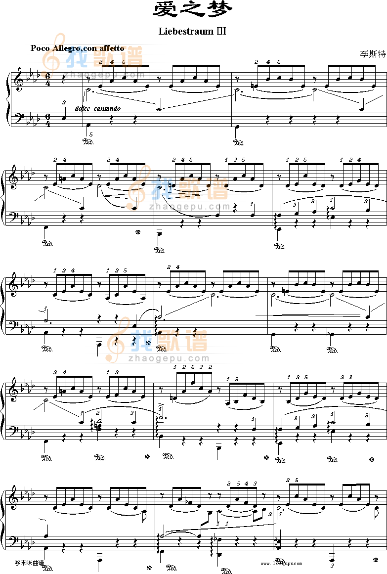 爱之梦-李斯特