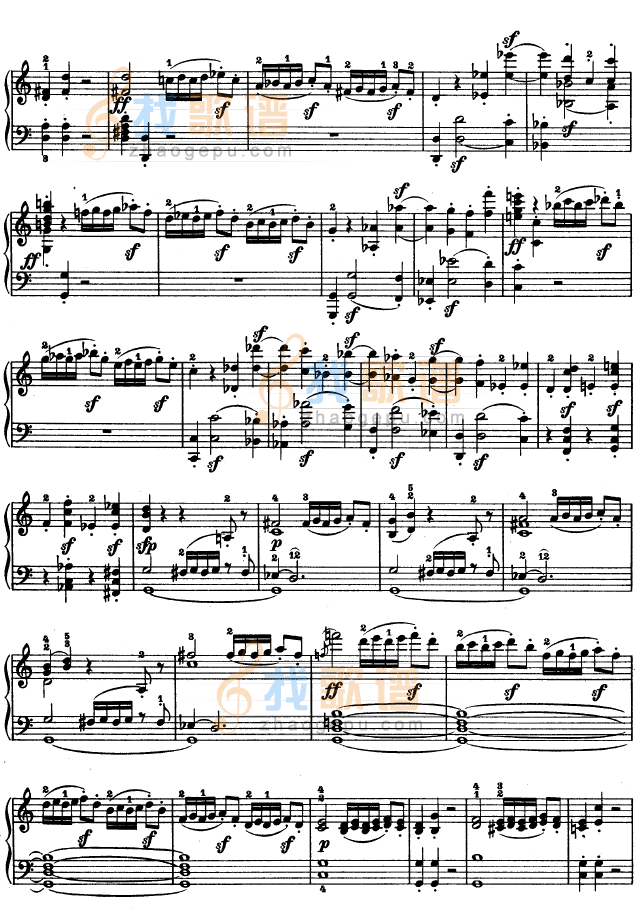 第三钢琴奏鸣曲 -Op.2 No.3