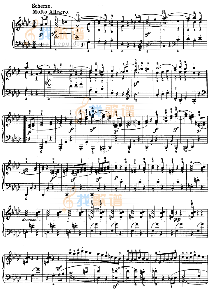第十二钢琴奏鸣曲-（Op.26）